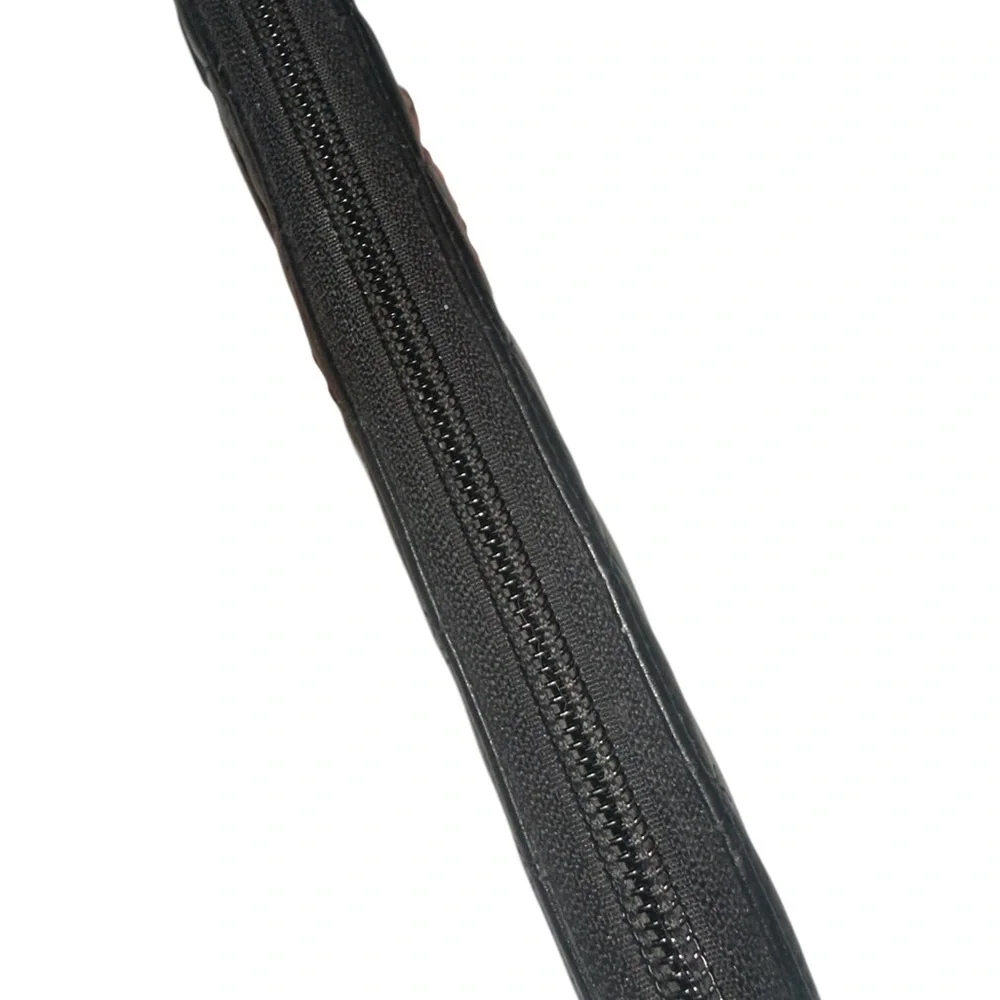 CHANEL Black Quilted Zipper Wallet
